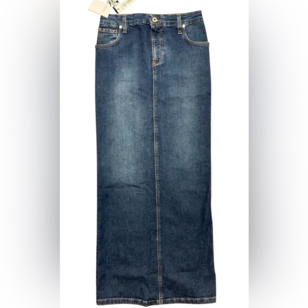 Fiorucci Classic Blue Midi Skirt